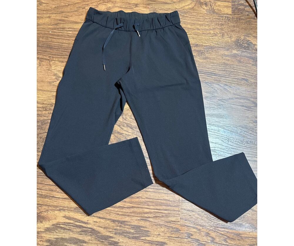 Lululemon On The Fly Pant Woven 28" Black Jogger Sz 6 Luxtreme